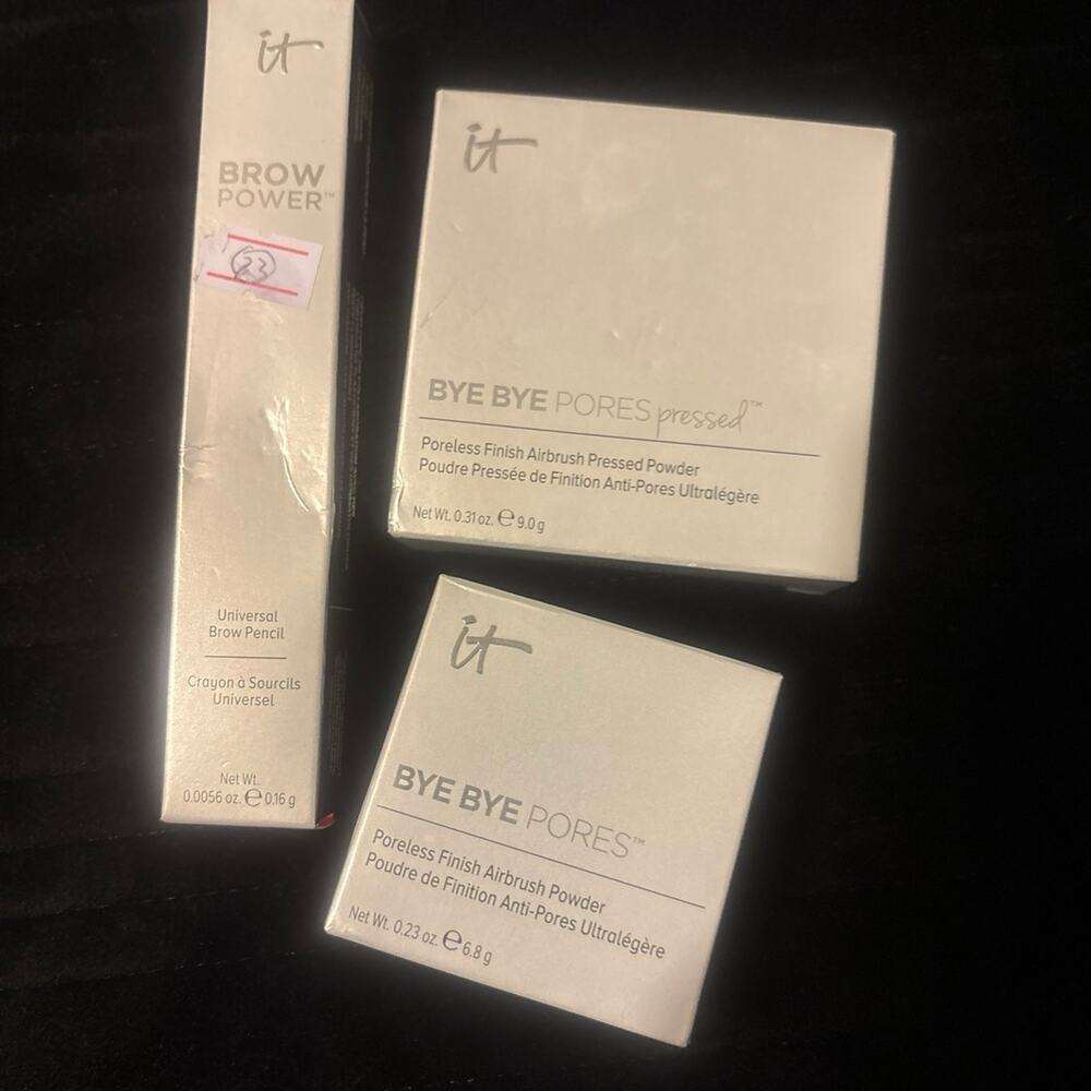IT Cosmetics Brow Power & Bye Bye Pores Pressed Powder Set